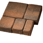 Standard Pavers: All five shapes can be used in either random patterns or fixed patterns.